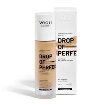 Veoli Botanica Drop Of Perfection SPF20 wygładzająco-kryjący krem BB o lekkiej formule 3.0 W-Golden Beige (30 ml)