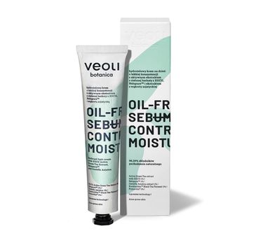 Veoli Botanica Oil-Free Sebum Control Moisturizer hydrożelowy krem na dzień z ekstraktem z zielonej herbaty (50 ml)