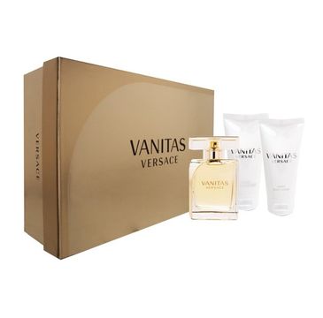Versace Vanitas zestaw woda perfumowana spray 50ml + balsam do ciała 50ml + żel pod prysznic 50ml (1 szt.)