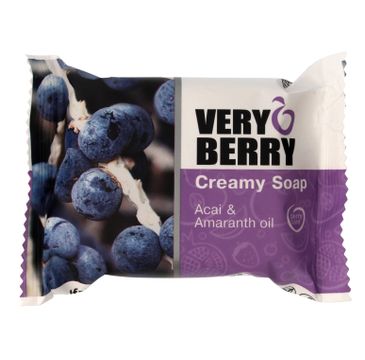 Very Berry Acai & Amaranth Oil mydło do każdego typu skóry kremowe w kostce 100 g