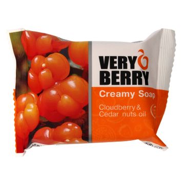Very Berry Cloudberry & Cedar Nuts Oil mydło do każdego typu skóry kremowe w kostce 100 g