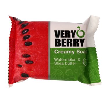 Very Berry Watermelon & Shea Butter mydło do każdego typu skóry kremowe w kostce 100 g