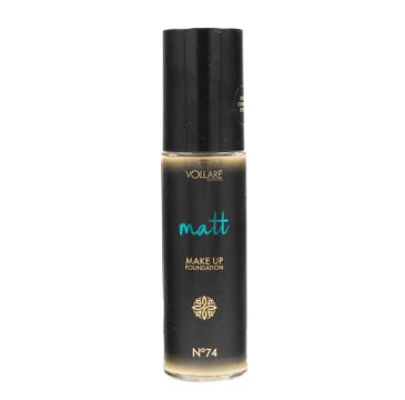 Vollare Cosmetics – Matt Podkład matujący nr 74 Warm Gold (30 ml)