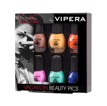 Vipera Chic Vacation Beauty Pics zestaw lakierów do paznokci nr 9 6x5.5ml