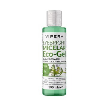 Vipera Eyebright Micelar Eco-Gel eko-żel micelarny ze świetlikiem lekarskim do demakijażu zmęczonych oczu (100 ml)