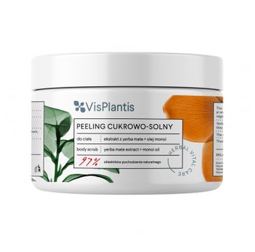 Vis Plantis peeling cukrowo-solny do ciała Yerba Mate (200 ml)