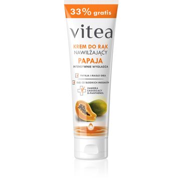 Vitea krem do rąk nawilżający papaja 100 ml