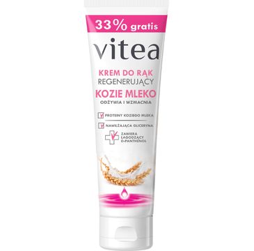 Vitea krem do rąk regenerujący kozie mleko 100 ml