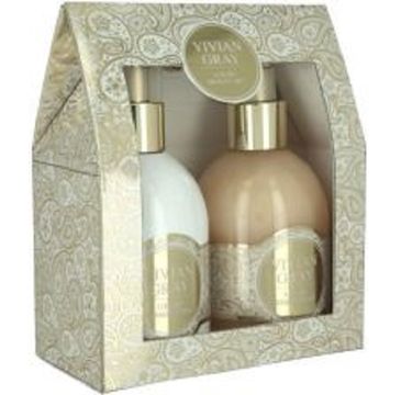 Vivian Gray Romance Sweet Vanilla zestaw Hand Lotion balsam do rąk 250ml + Cream Soap mydło w płynie 250ml