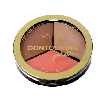 Vollare Cosmetics Countouring Palette Paletka do konturowania twarzy (1 szt.)