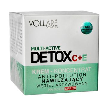 Vollare Cosmetics – Detox C + E Krem-koncentrat nawilżający na dzień SPF20 (50 ml)