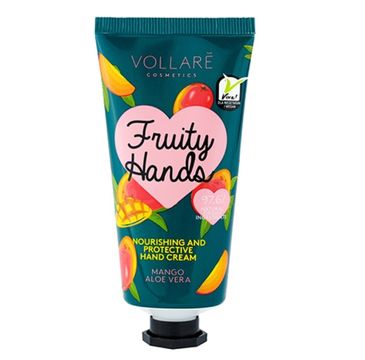 Vollare Fruity Hands odżywczo-ochronny krem do rąk Mango i Aloes (50 ml)