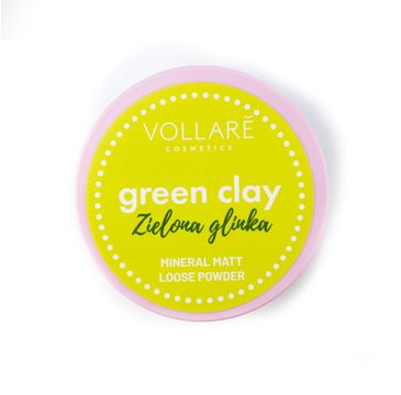 Vollare Loose Powder With Green Clay puder sypki z glinką zieloną (6 g)