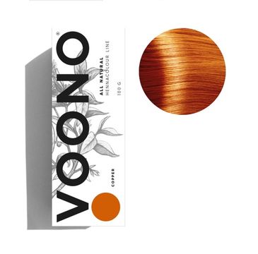 Voono All Natural Hennacolour Line henna do włosów Copper (100 g)