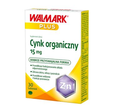 Walmark Cynk organiczny 15mg suplement diety (1 op.)