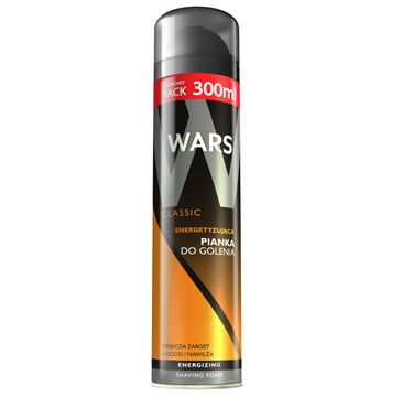 Wars Classic pianka do golenia dla mężczyzn energetyzująca 300 ml