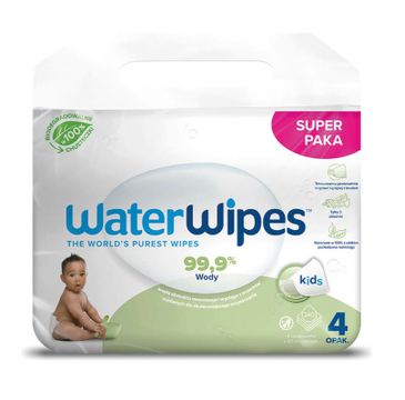 WaterWipes Soapberry BIO chusteczki nawilżane dla dzieci 4x60szt.