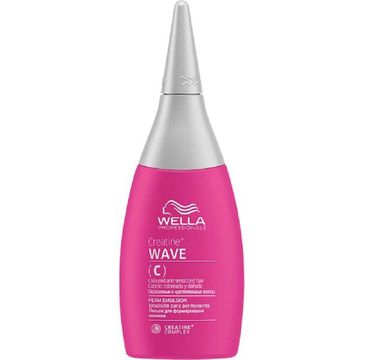 Wella Professionals Creatine+ Wave (C) płyn do trwałej ondulacji do włosów farbowanych lub uwrażliwionych 75ml