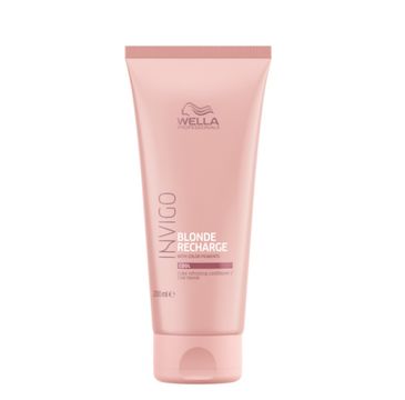 Wella Professionals Invigo Blonde Recharge Color Refreshing Conditioner odżywka z pigmentami koloru do włosów w kolorze zimnego blondu (200 ml)