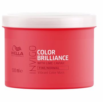 Wella Professionals Invigo Color Brilliance Vibrant Color Mask Fine/Normal maska do włosów cienkich i normalnych uwydatniająca kolor (500ml)