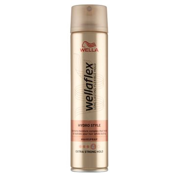 Wella Wellaflex Hydro Style Hairspray lakier do włosów 4 Extra Strong Hold (250 ml)