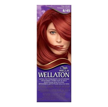 Wella  Wellaton Intense Permanent Color krem intensywnie koloryzujący 8/45 Czerwień Kolorado 1szt