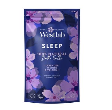 Westlab Sleep Bath Salts uspokajająca sól do kąpieli Lawenda & Jaśmin & Waleriana (454 g)