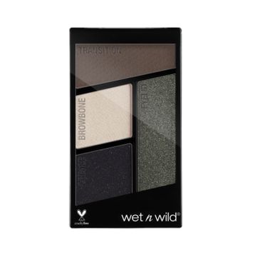 Wet n Wild Color Icon Eyeshadow Quad paletka 4 cieni do powiek Lights Out 4.5g