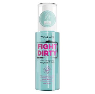 Wet n Wild Fight Dirty Detox Setting Spray detoksykujący spray utrwalający makijaż 65ml