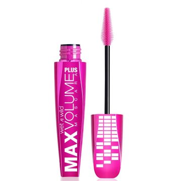 Wet n Wild Max Volume Plus Mascara tusz do rzęs zwiększający objętość Amp'D Black 8ml