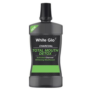 White Glo – Charcoal Total Mouth Detox - płyn do płukania jamy ustnej z aktywnym węglem (500 ml)