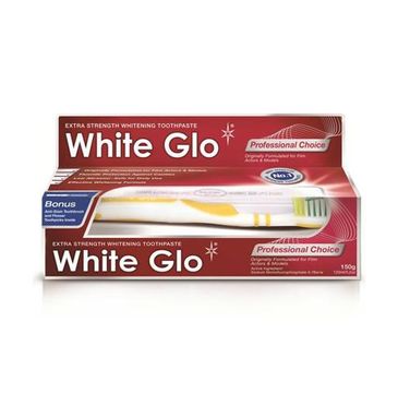 White Glo – Professional Choice wybielająca pasta do zębów 100 ml + szczoteczka (1 szt.)