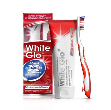 White Glo Professional Choice wybielająca pasta do zębów 100ml + szczoteczka (1 szt.)