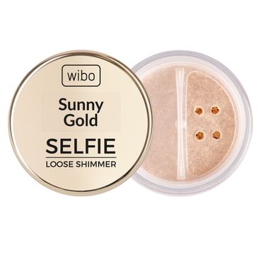 Wibo Selfie Loose Shimmer rozświetlacz do twarzy Sunny Gold (2 g)