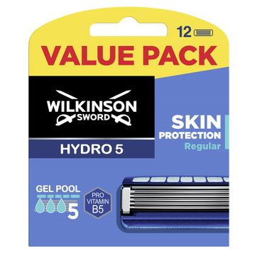 Wilkinson Hydro 5 Skin Protection Regular zapasowe ostrza do maszynki do golenia dla mężczyzn (12 szt)