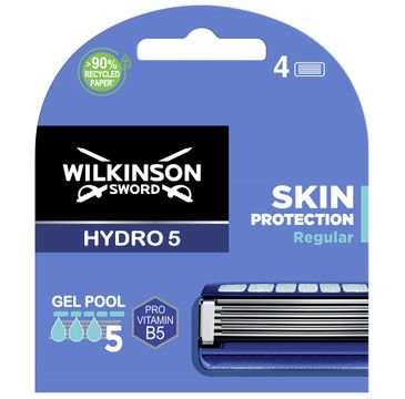 Wilkinson Hydro 5 Skin Protection Regular zapasowe ostrza do maszynki do golenia dla mężczyzn (4 szt.)