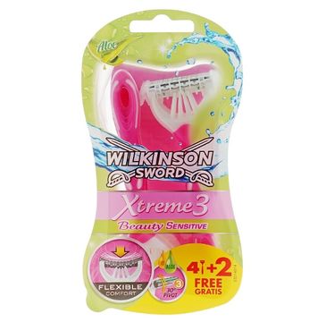 Wilkinson Xtreme3 Beauty Sensitive jednorazowe maszynki do golenia dla kobiet (6 szt.)