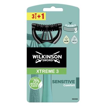 Wilkinson Xtreme3 Sensitive Comfort jednorazowe maszynki do golenia dla mężczyzn (4 szt.)