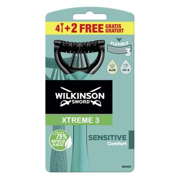 Wilkinson Xtreme3 Sensitive Comfort jednorazowe maszynki do golenia dla mężczyzn (6 szt.)