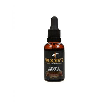 Woody’s Beard & Tattoo Oil nawilżający olejek do brody i tatuaży (30 ml)