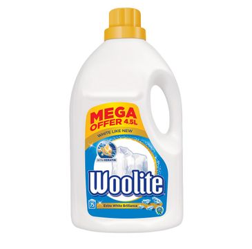 Woolite Extra White Brilliance płyn do prania do bieli z keratyną 4500ml