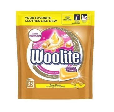 Woolite Pro-Care kapsułki do prania z keratyną 35szt