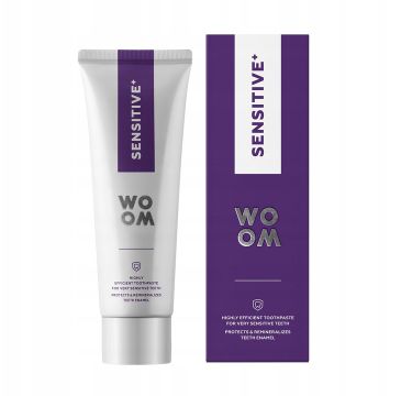 Woom Sensitive+ delikatna pasta do wrażliwych zębów (75 ml)