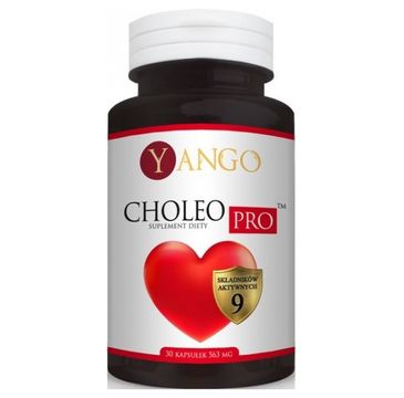 Yango Choleo Pro 563mg suplement diety 30 kapsułek