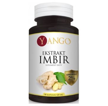 Yango Imbir Ekstrakt 420mg suplement diety 90 kapsułek