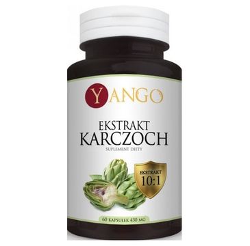 Yango Karczoch Ekstrakt 430mg suplement diety 60 kapsułek