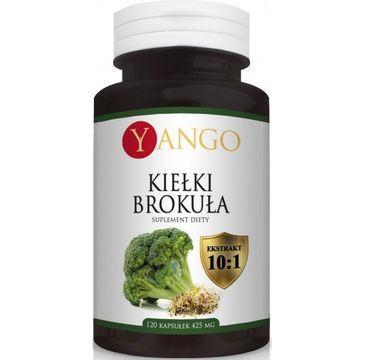 Yango Kiełki Brokuła 425mg suplement diety 120 kapsułek