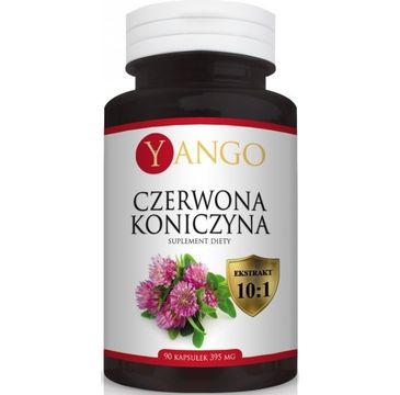 Yango Koniczyna Czerwona 395mg suplement diety 90 kapsułek