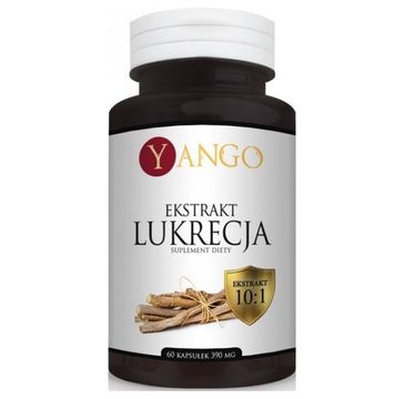 Yango Lukrecja Ekstrakt 390mg suplement diety 60 kapsułek