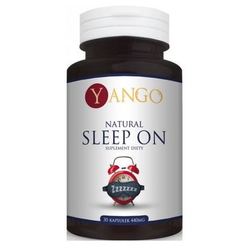 Yango Natural Sleep On 440mg suplement diety 30 kapsułek